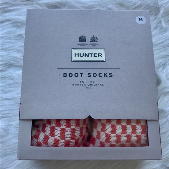 NWT Hunter Original Tall Square Brick Boot Socks - Picture 4 of 5